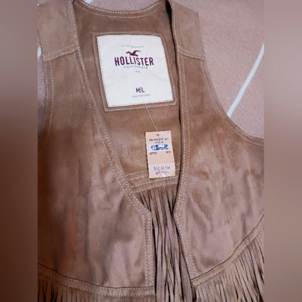 Hollister vintage faux vest